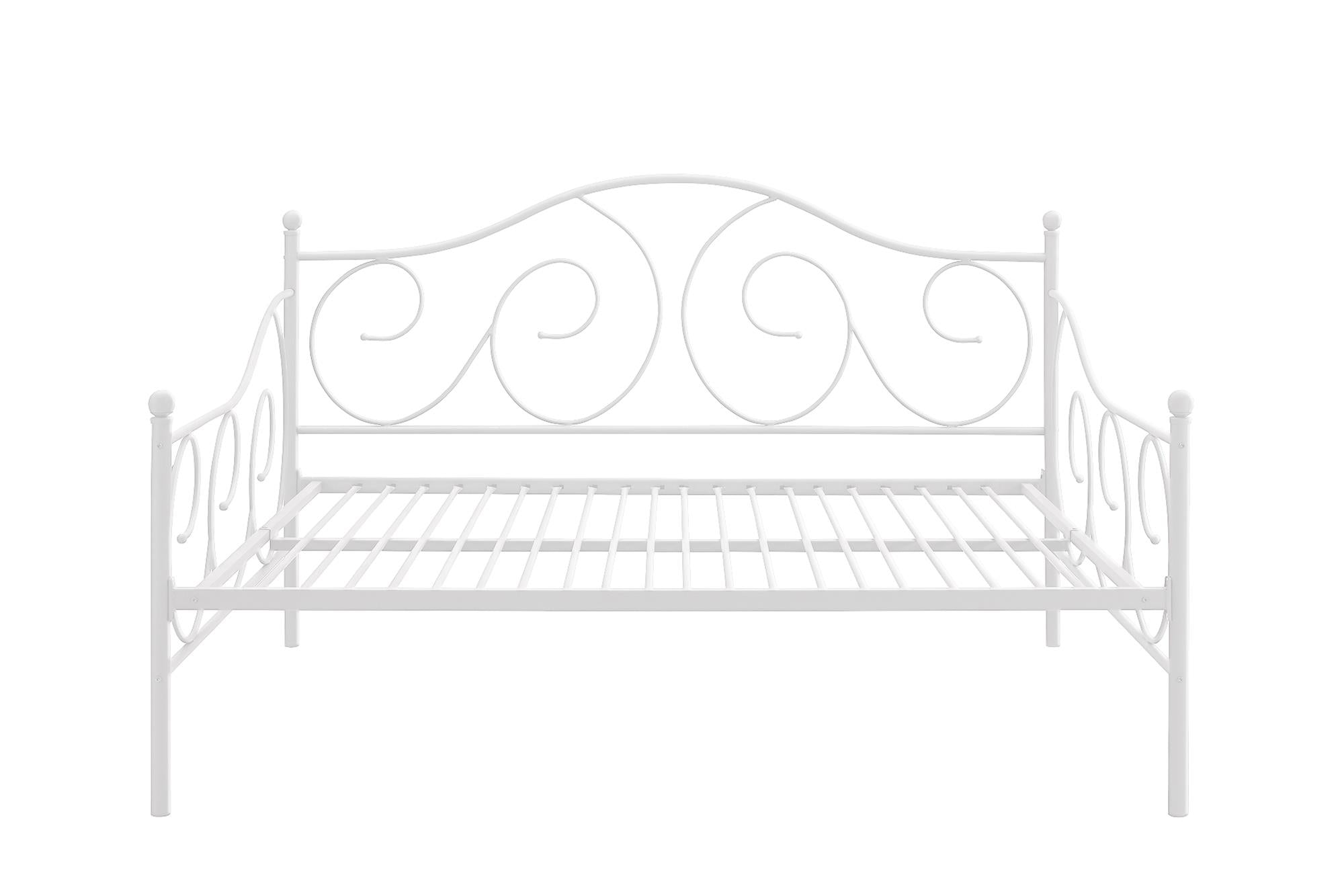 DHP Victoria Metal Daybed - White - Full