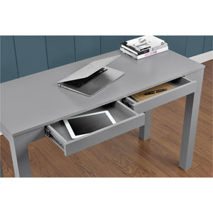 Ameriwood Home Large Parsons 2-Drawer Computer Desk - Gray