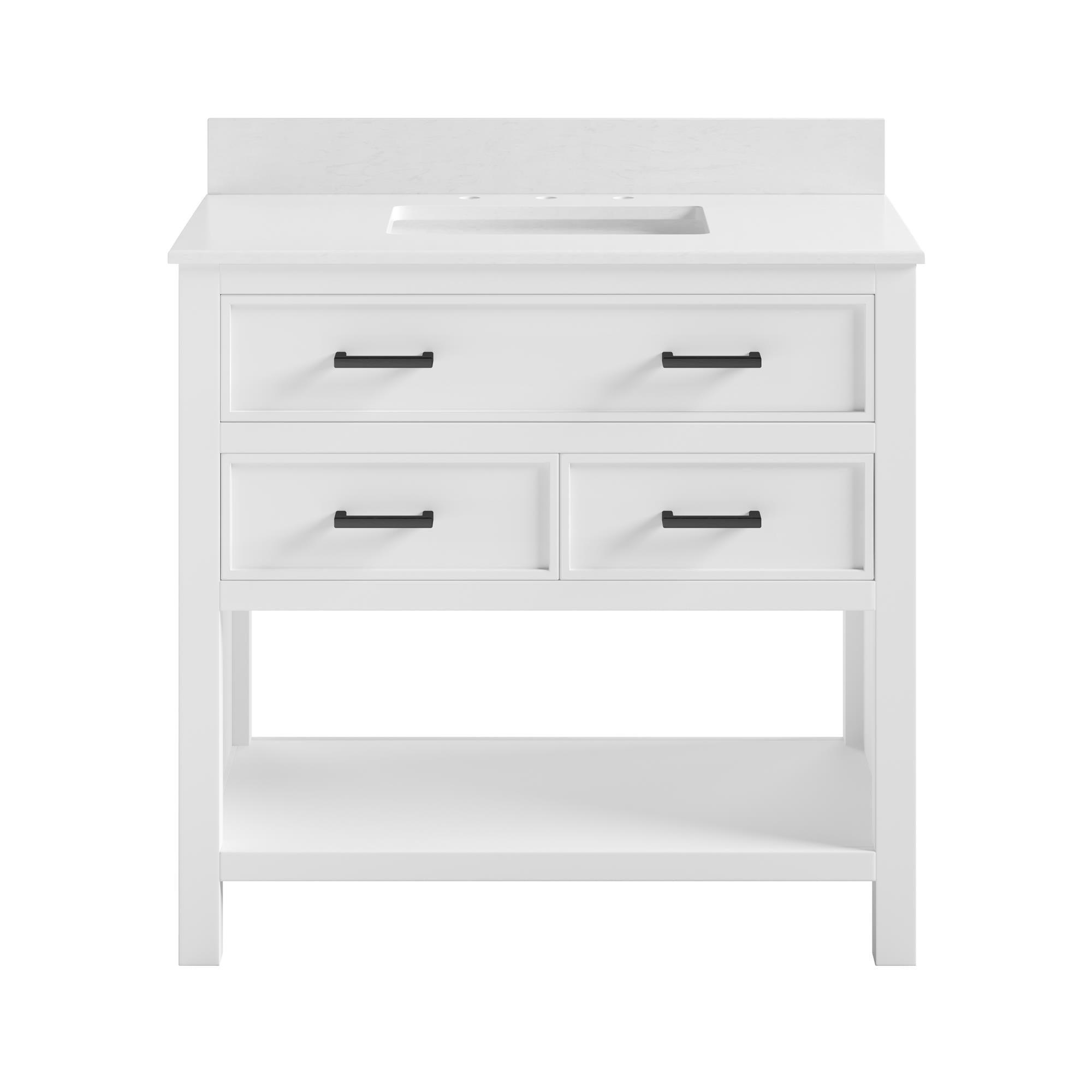 DHP Maine 36" Bathroom Vanity - Black - 36"