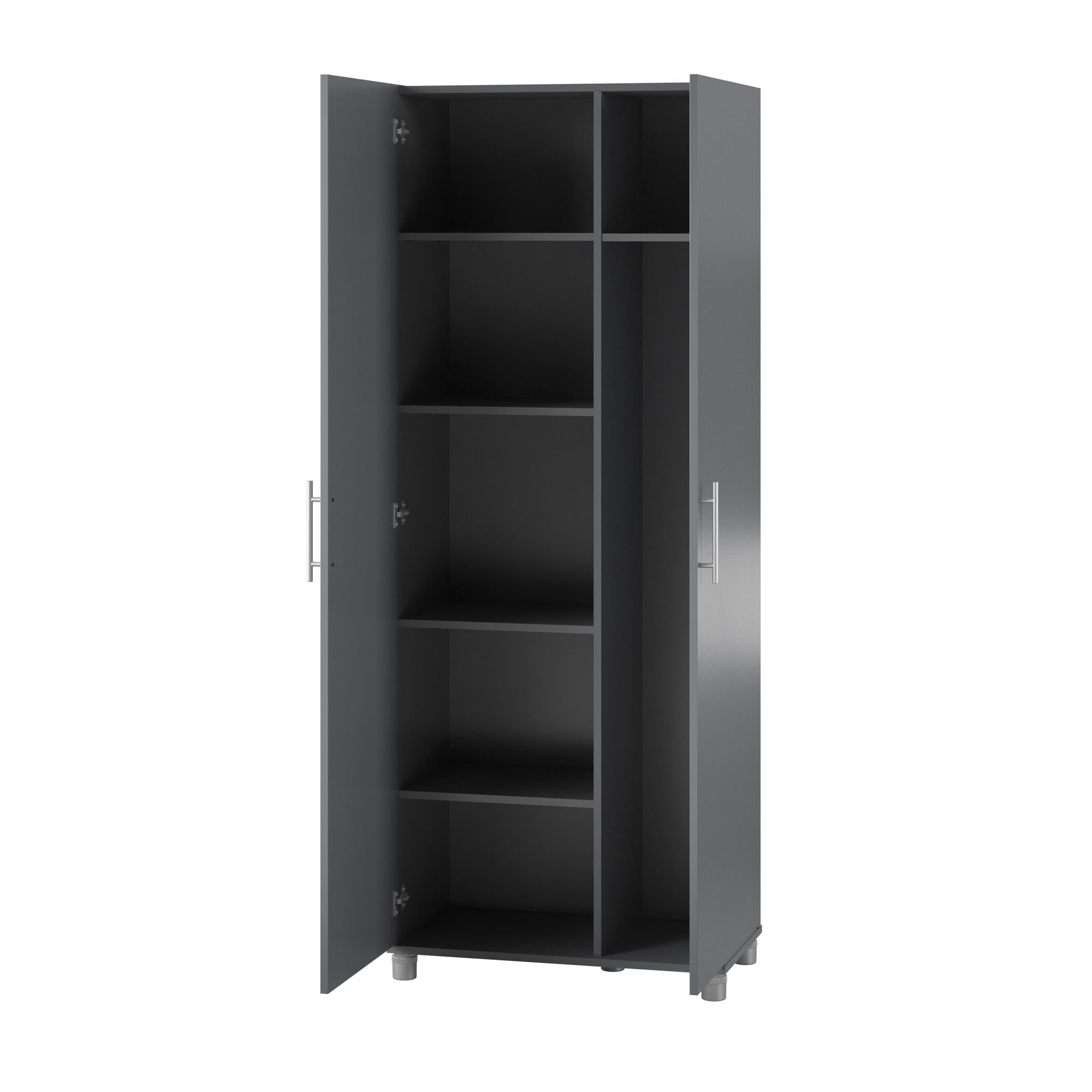 Systembuild Evolution Camberly Tall Asymmetrical Cabinet - Graphite Grey