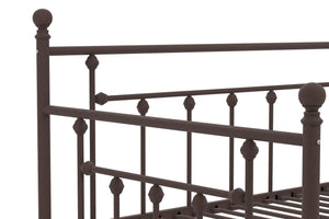 DHP Manila Metal Daybed with Trundle - Bronze - Twin