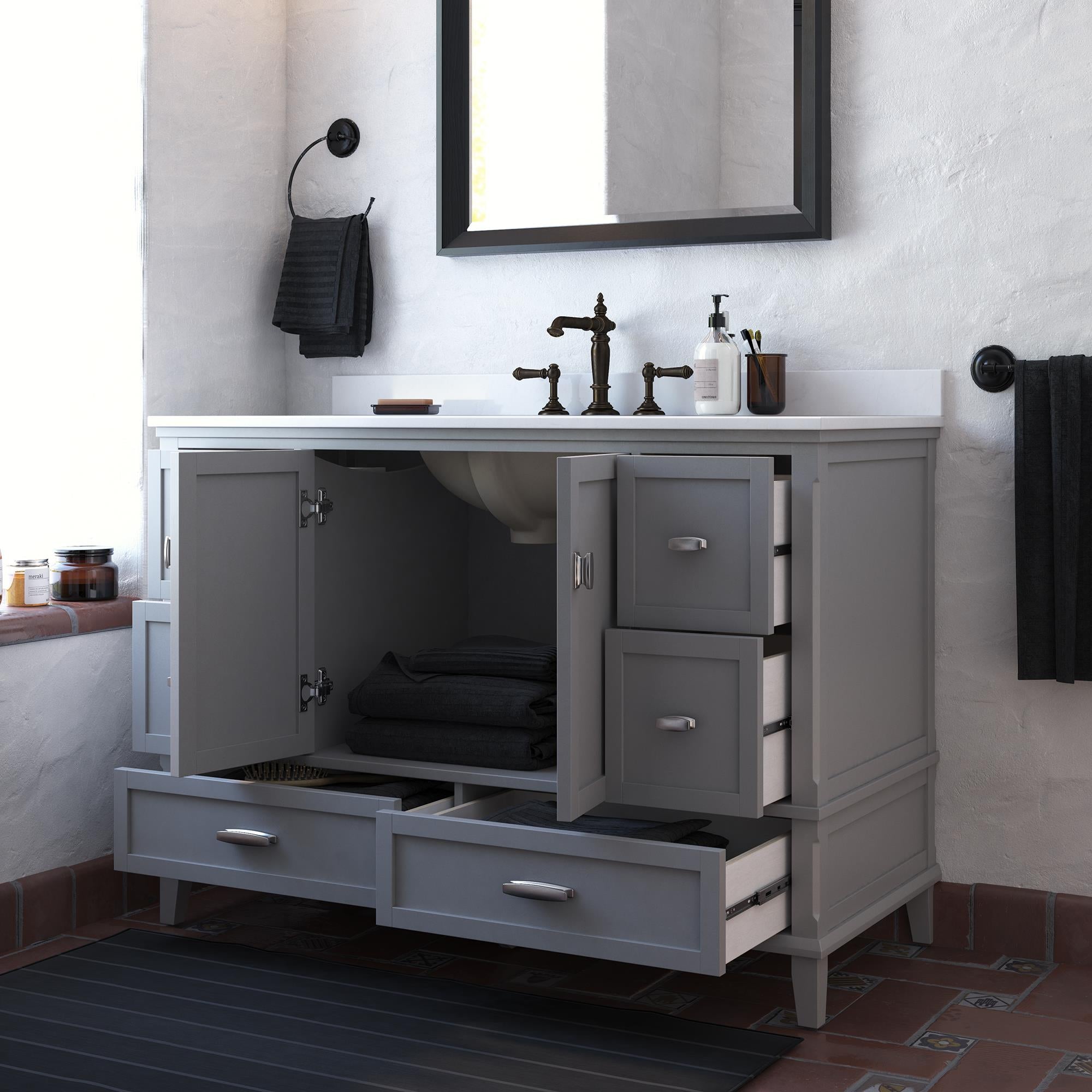 DHP Otum 48" Bathroom Vanity - Gray - 48"