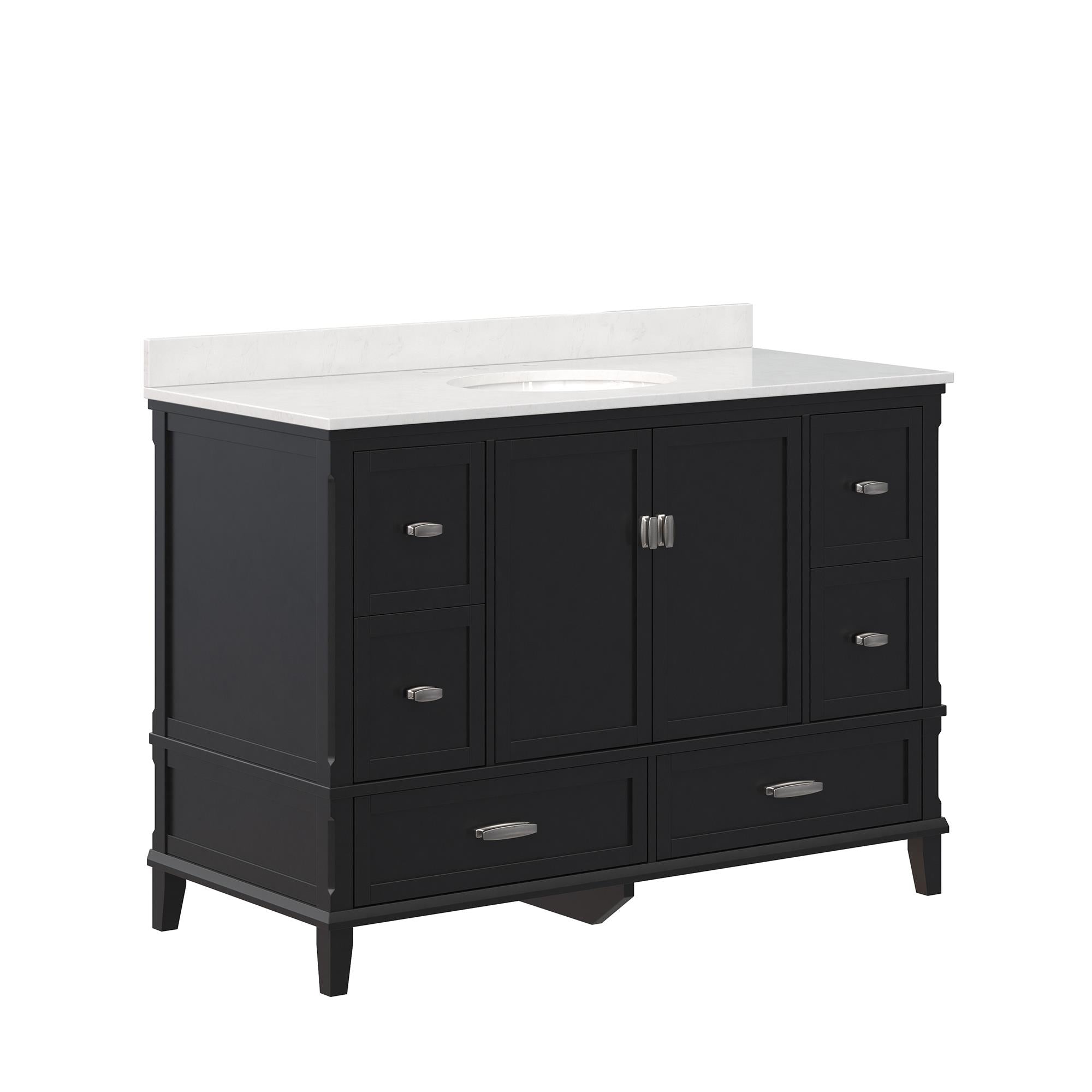 DHP Otum 48" Bathroom Vanity - Black - 48"