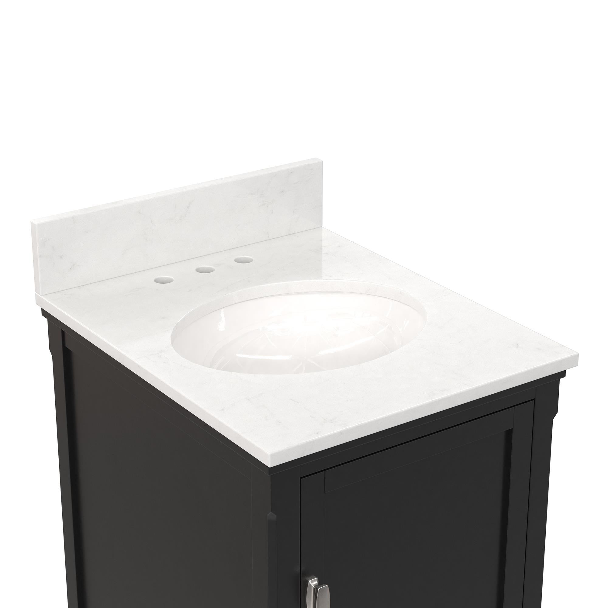 DHP Otum 18" Bathroom Vanity - Black - 18"