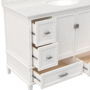 DHP Otum 48" Bathroom Vanity - White - 48"