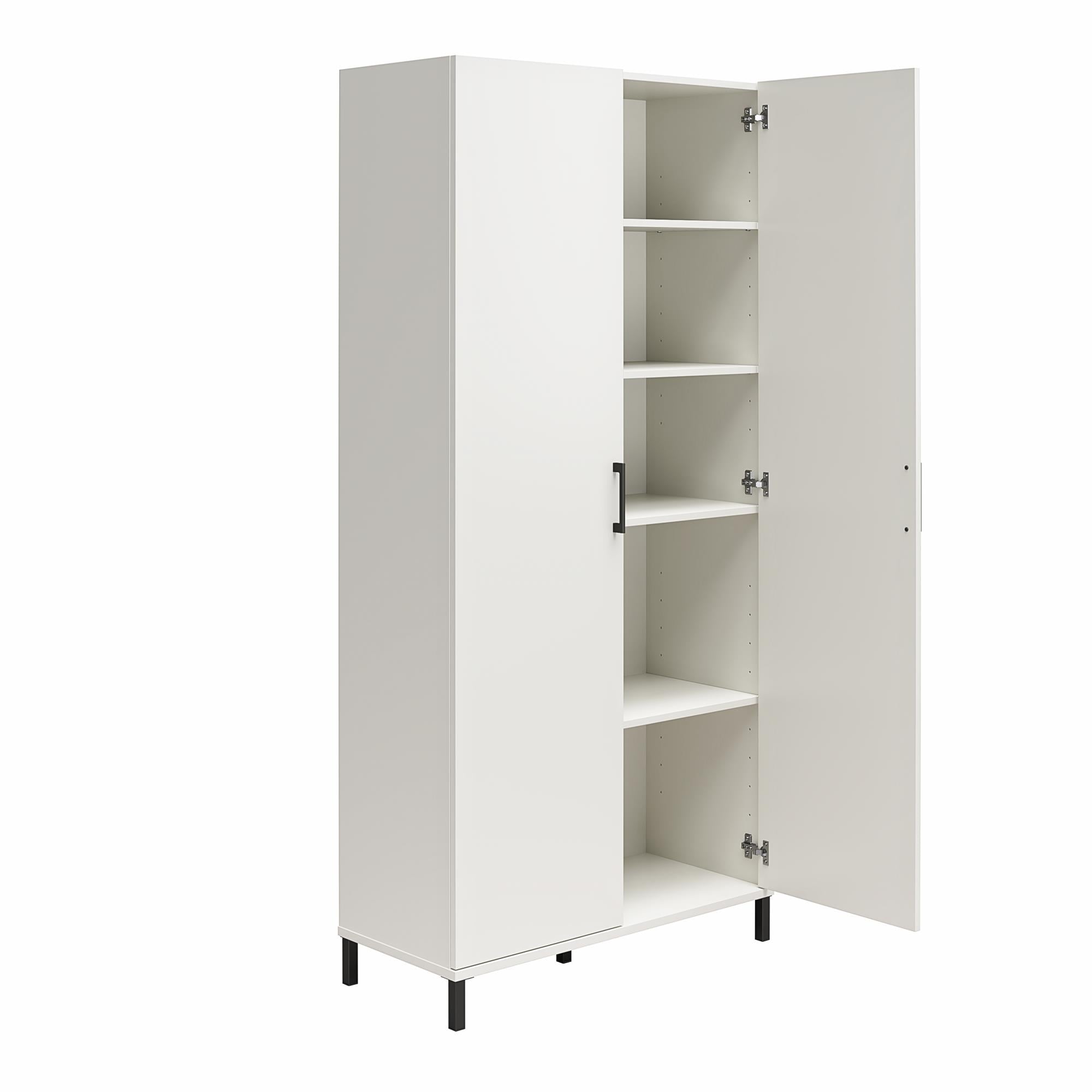 Systembuild Evolution Versa 36" Wide 2 Door Storage Cabinet - White