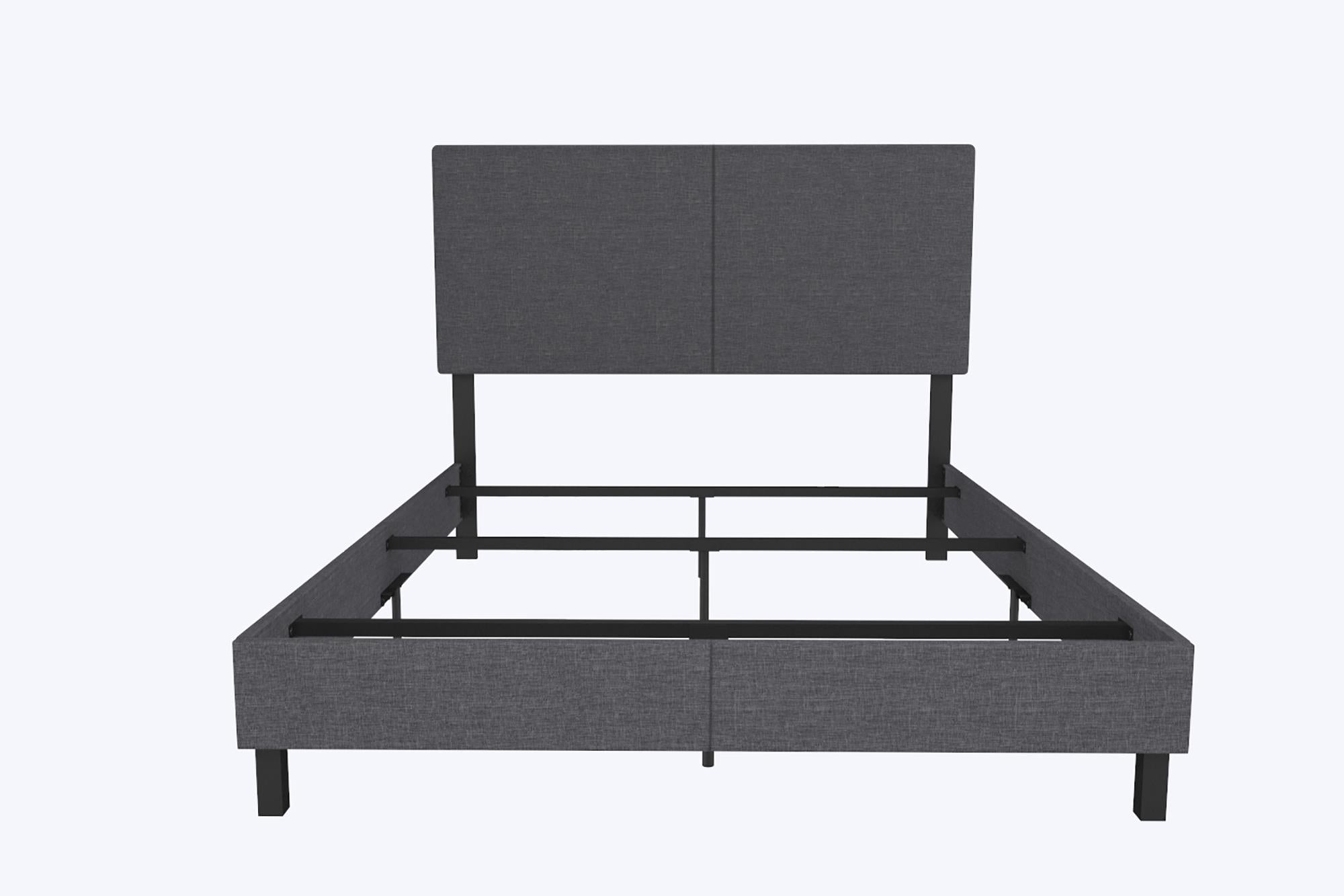 DHP Janford Upholstered Bed Frame - Gray - Full