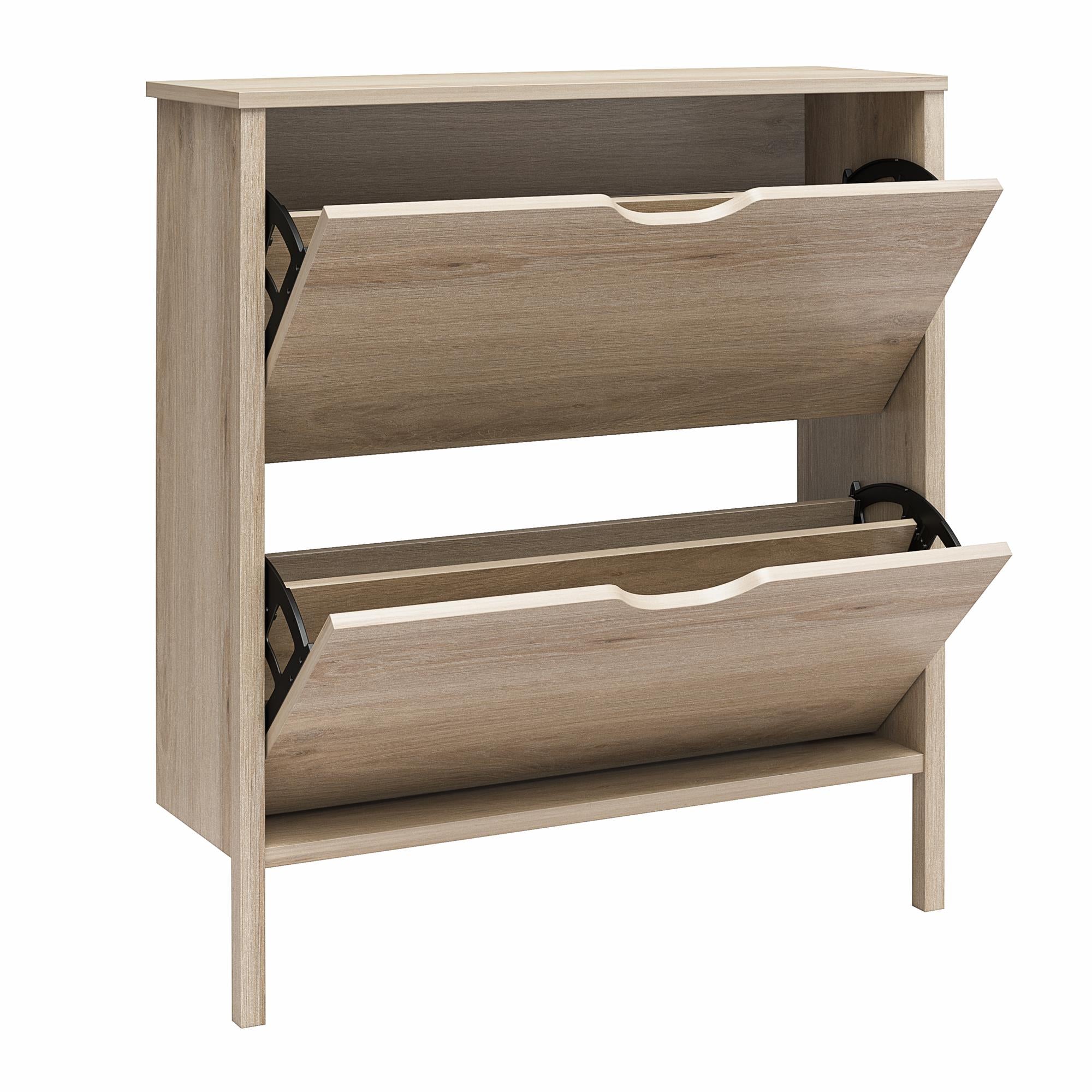 2-Tier Shoe Storage, Blonde Oak - Blonde Oak