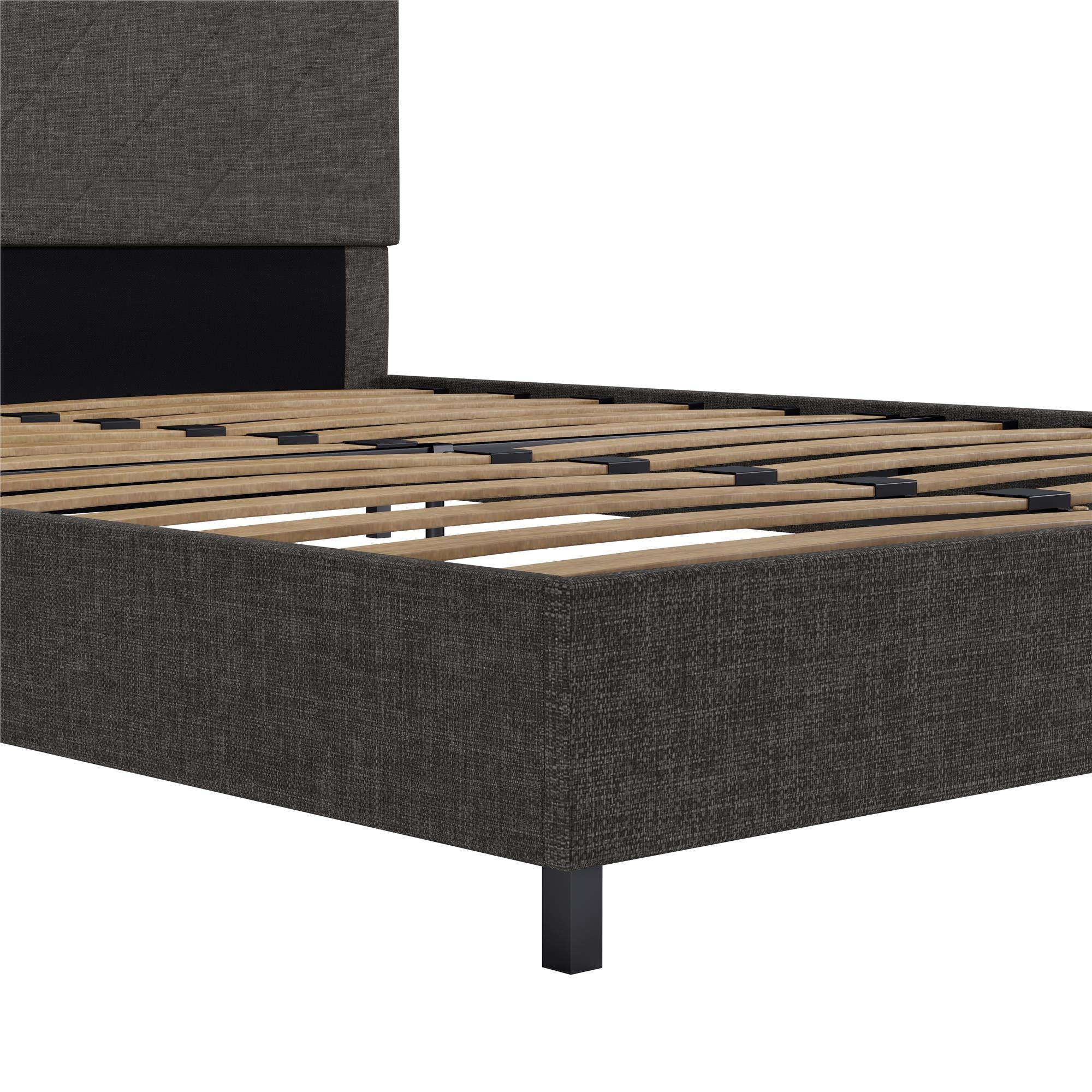 DHP Paxson Futon Sofa Bed with USB - Gray - Queen
