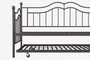 DHP Tokyo Metal Daybed with Trundle - Bronze - Twin