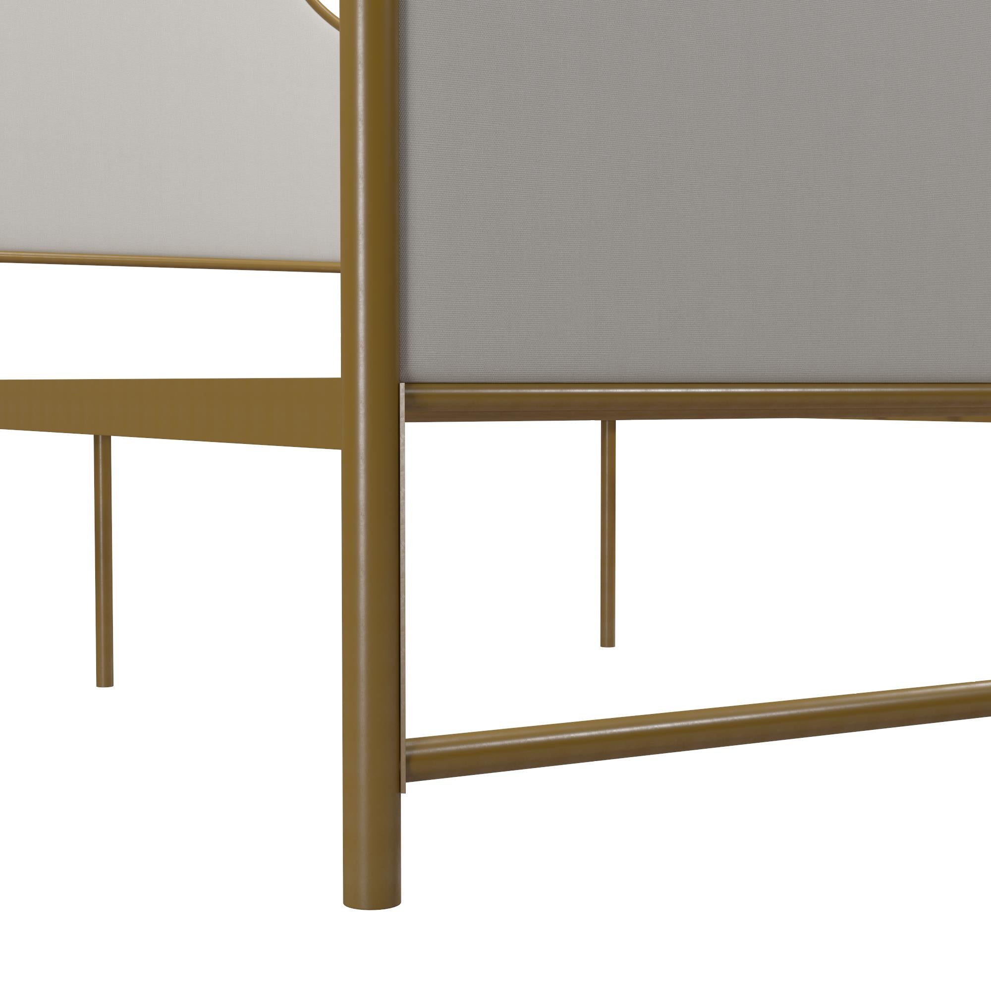 Max & Finn Clementine Canopy Bed - Gold - Twin